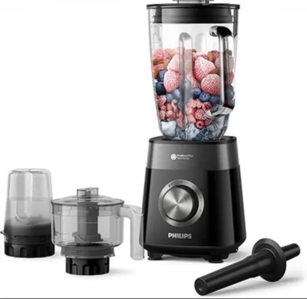 خلاط فيليبس 1200 واط 2 لتر اسود HR3033/00